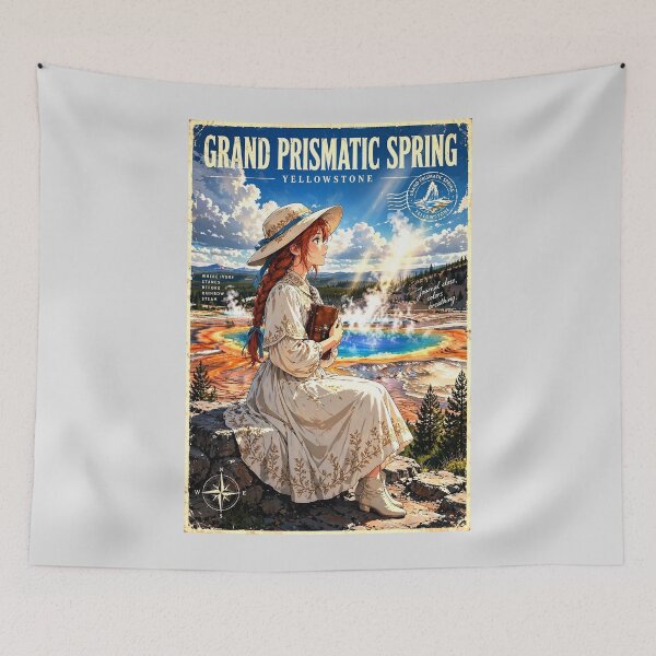 Item preview, United States — Yellowstone — The Colors of the Earth designed and sold by DibujandoPorfa.