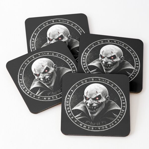 Item preview, Dark Fantasy Emblem – Bald Vampire Gothic Rune designed and sold by DretiArts.