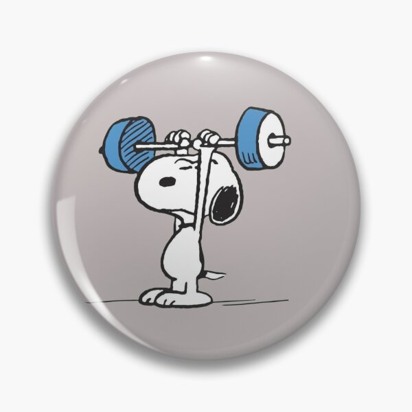Item preview, Snoopy Lifting Barbell designed and sold by wingoo22.