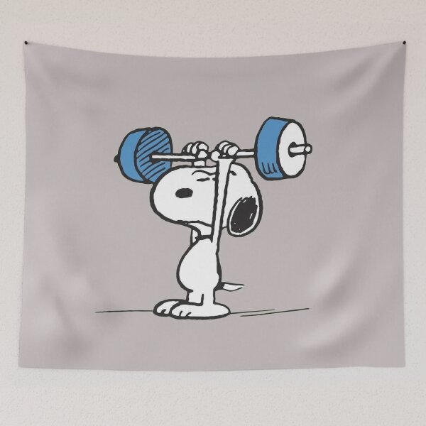 Item preview, Snoopy Lifting Barbell designed and sold by wingoo22.