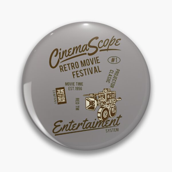 Item preview, CinemaScope Retro Movie Festival Vintage Camera T-Shirt-13 designed and sold by AnjasSantel.