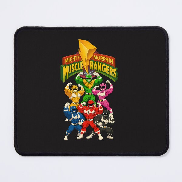 Item preview, Mighty Morphin Muscle Rangers Flexin Through The Muscle Grid designed and sold by Eshat Zaman Munna(Your account ID is: 5776717).