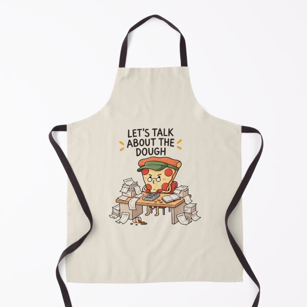 Item preview, Let’s Talk About the Dough | Funny Pizza Money Humor designed and sold by MrDev.