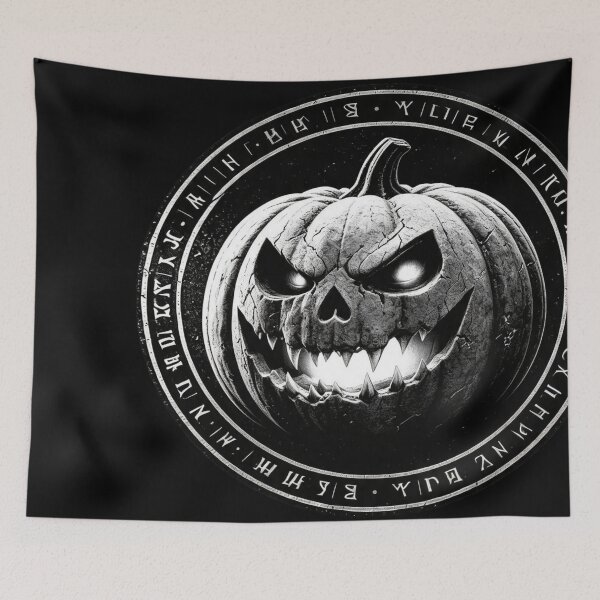 Item preview, Dark Fantasy Emblem – Creepy Jack-O'-Lantern Rune designed and sold by DretiArts.