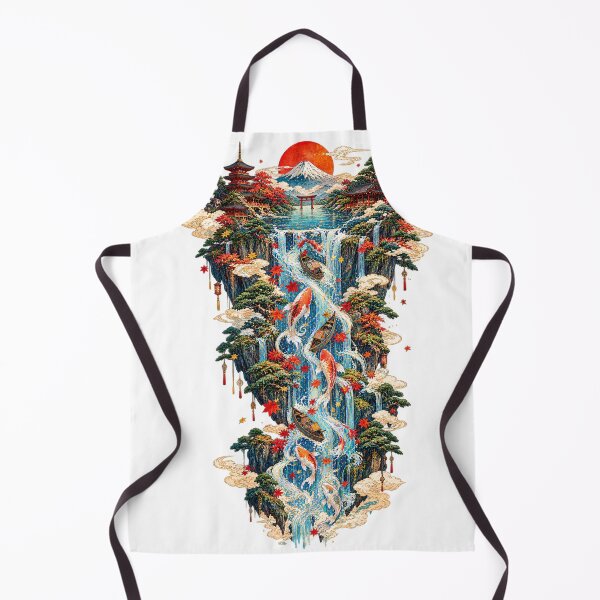 Item preview, The Waterfall That Rose to the Sky | Japanese Ukiyo-e Art designed and sold by Substance_life.