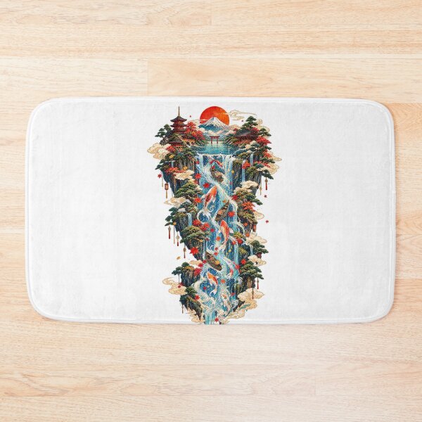 Item preview, The Waterfall That Rose to the Sky | Japanese Ukiyo-e Art designed and sold by Substance_life.