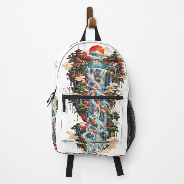 Item preview, The Waterfall That Rose to the Sky | Japanese Ukiyo-e Art designed and sold by Substance_life.