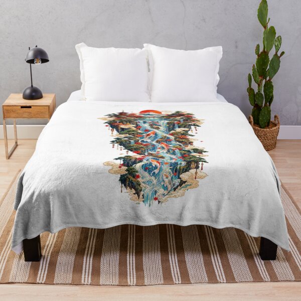 Item preview, The Waterfall That Rose to the Sky | Japanese Ukiyo-e Art designed and sold by Substance_life.