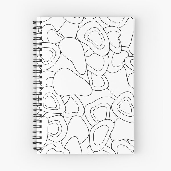 Item preview, Dip and Flow Pebble Gathering Coloring Sticker designed and sold by Damian Wildfong.