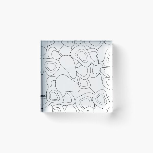 Item preview, Dip and Flow Pebble Gathering Coloring Sticker designed and sold by Damian Wildfong.
