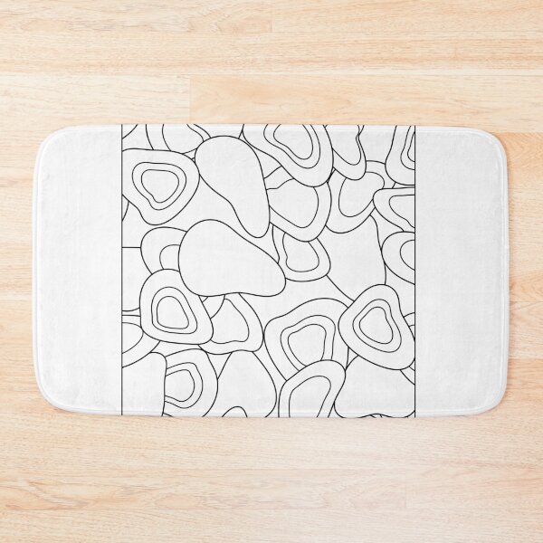 Item preview, Dip and Flow Pebble Gathering Coloring Sticker designed and sold by Damian Wildfong.
