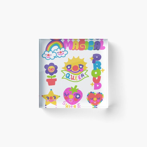 Item preview, Magical Queer Proud Sticker Set designed and sold by Adebucat.