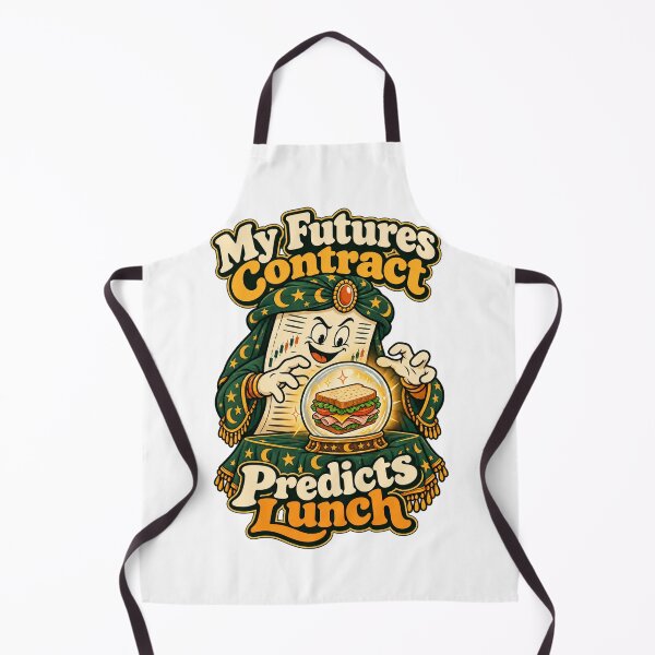Item preview, Futures Contract Predicts Lunch Trader Cartoon designed and sold by Bikivuno.