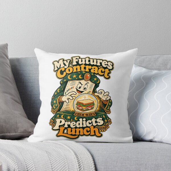 Item preview, Futures Contract Predicts Lunch Trader Cartoon designed and sold by Bikivuno.