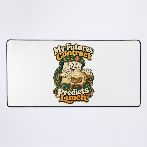Item preview, Futures Contract Predicts Lunch Trader Cartoon designed and sold by Bikivuno.