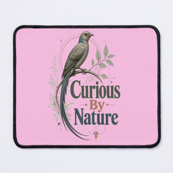 Item preview, Blue-naped Mousebird Shirt - Curious By Nature - African Bird Lover Gift - Vintage Ornithology Tee designed and sold by Max Store.
