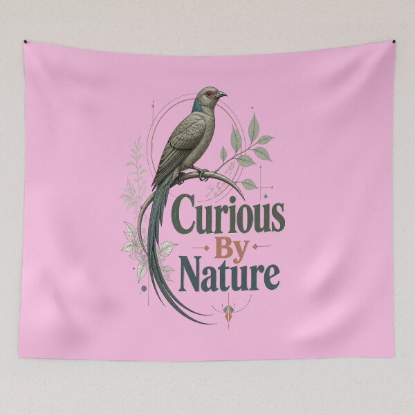 Item preview, Blue-naped Mousebird Shirt - Curious By Nature - African Bird Lover Gift - Vintage Ornithology Tee designed and sold by Max Store.