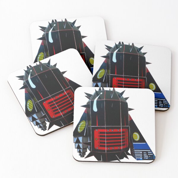 Item preview, Black Armored Robot designed and sold by Papiroarmables.
