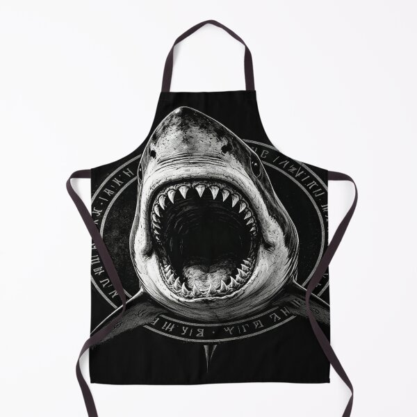Item preview, Dark Fantasy Emblem – Megalodon Ancient Predator designed and sold by DretiArts.