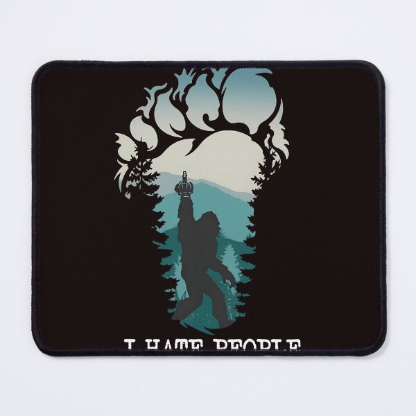 Item preview, Sasquatch Flipping Off Wilderness View designed and sold by EL-FASSY.