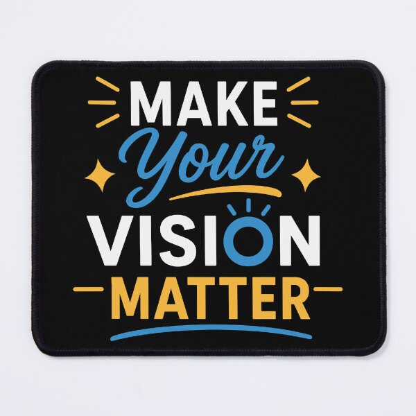 Item preview, Make Your Vision Matter Motivational Success Typography T-Shirt designed and sold by rejowan-arts.