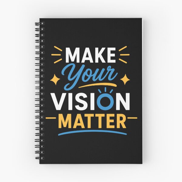 Item preview, Make Your Vision Matter Motivational Success Typography T-Shirt designed and sold by rejowan-arts.