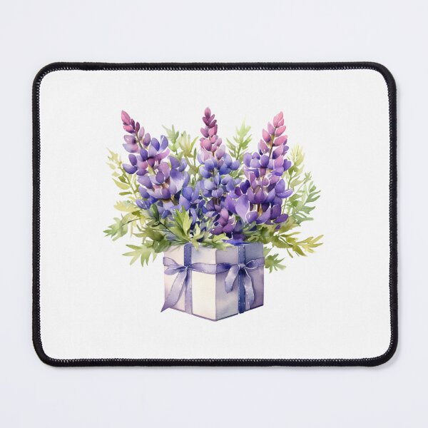 Item preview, Lupine Flower Gift | Elegant Botanical Floral Art designed and sold by Mandayartstudio.