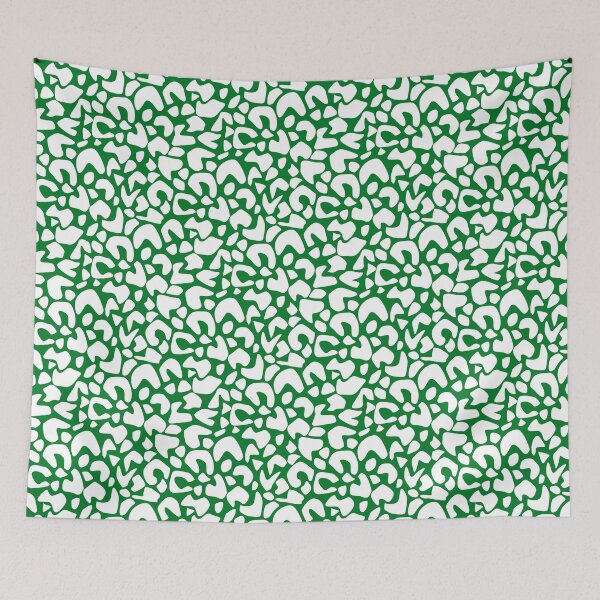 Item preview, Abstract pattern spots green and white designed and sold by fuzzyfox.