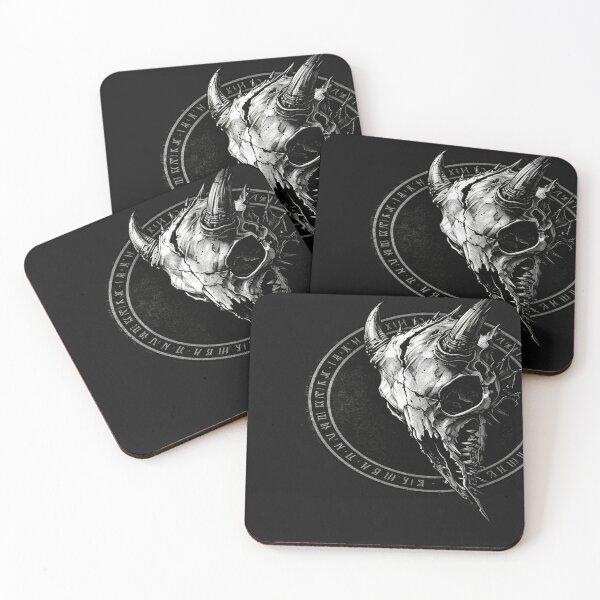 Item preview, Dark Fantasy Emblem – Wendigo Rune Horror Art designed and sold by DretiArts.