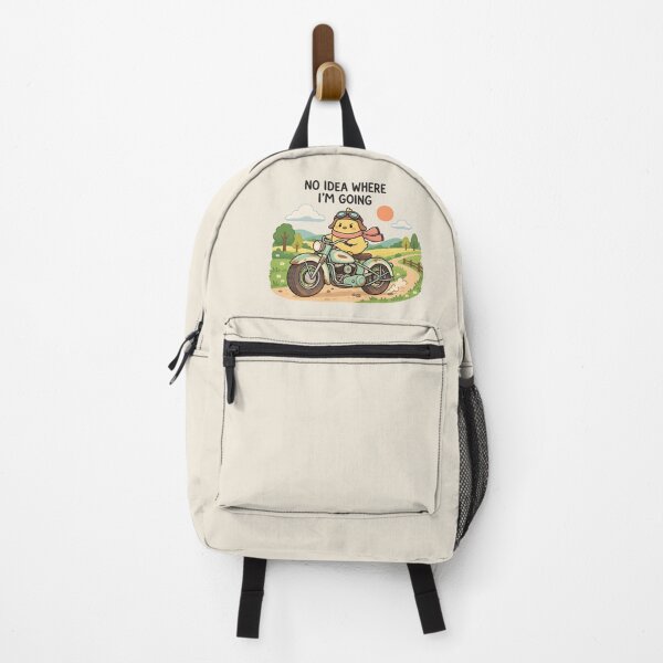 Item preview, No Idea Where I'm Going | Cute Motorcycle Adventure designed and sold by MrDev.