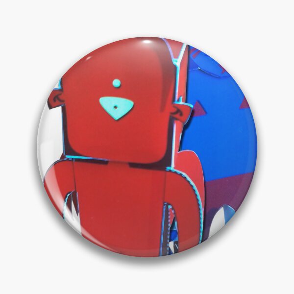 Item preview, Red Blue Robots designed and sold by Papiroarmables.