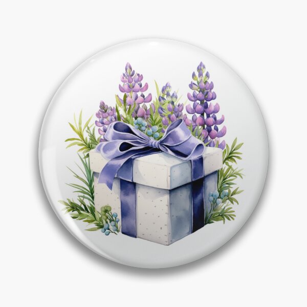Item preview, Lupine Flower Gift | Elegant Botanical Floral Art designed and sold by Mandayartstudio.