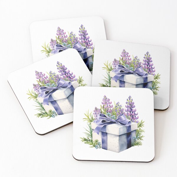 Item preview, Lupine Flower Gift | Elegant Botanical Floral Art designed and sold by Mandayartstudio.