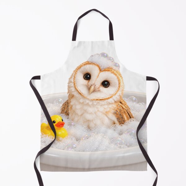 Item preview, Barn Owl Bathtub Duck Day designed and sold by Sillytoe.
