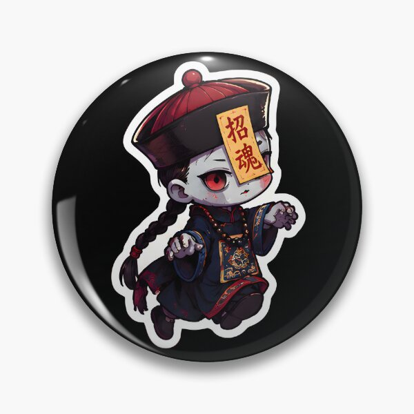 Item preview, Chibi Jiangshi with Long Braid and Talisman designed and sold by PreeCha Art & Co..