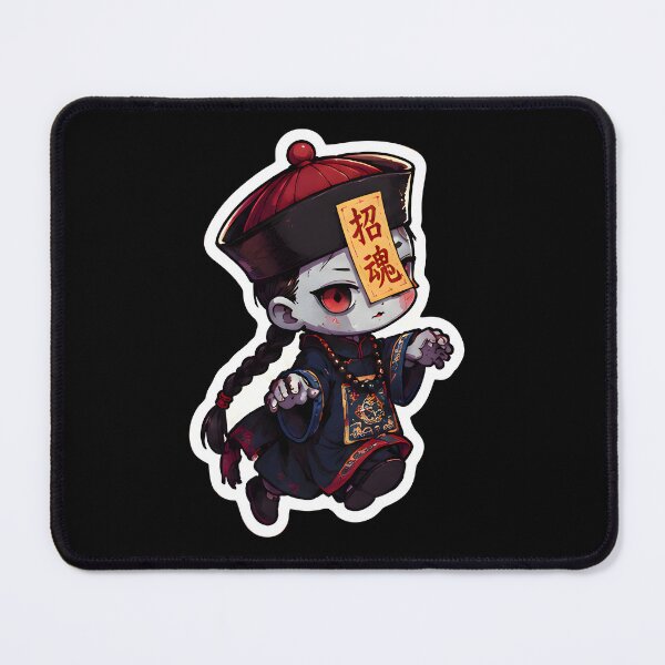 Item preview, Chibi Jiangshi with Long Braid and Talisman designed and sold by PreeCha Art & Co..