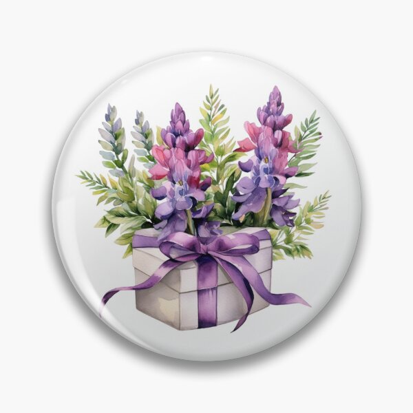 Item preview, Lupine Flower Gift | Elegant Botanical Floral Art designed and sold by Mandayartstudio.