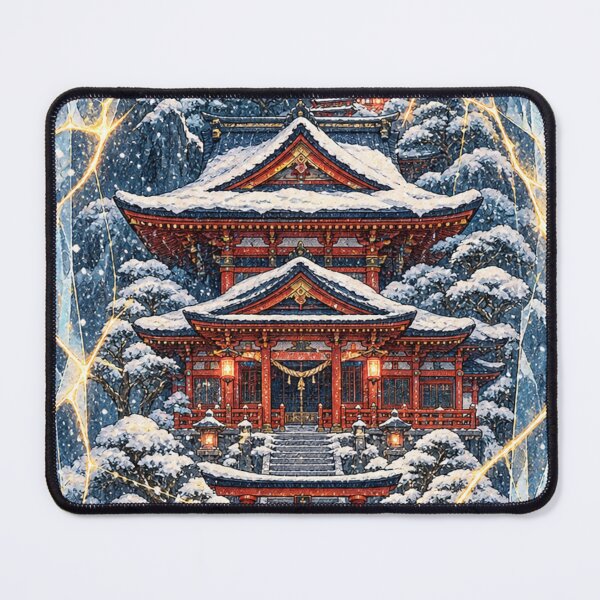 Item preview, The Frozen Sanctuary of Joüngmen – Japanese Winter Shrine designed and sold by Substance_life.