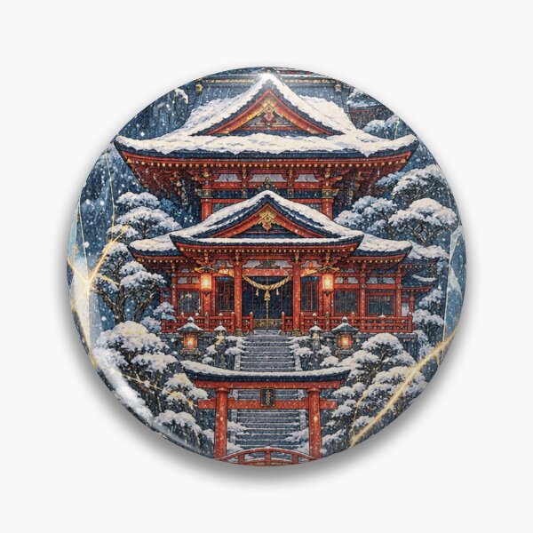 Item preview, The Frozen Sanctuary of Joüngmen – Japanese Winter Shrine designed and sold by Substance_life.