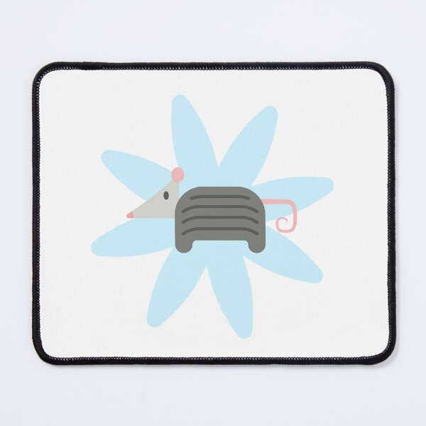 Item preview, Cute opossum (blue flower) designed and sold by Angieozvel.