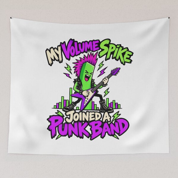 Item preview, Volume Spike Punk Band Funny Trading Artwork designed and sold by Bikivuno.
