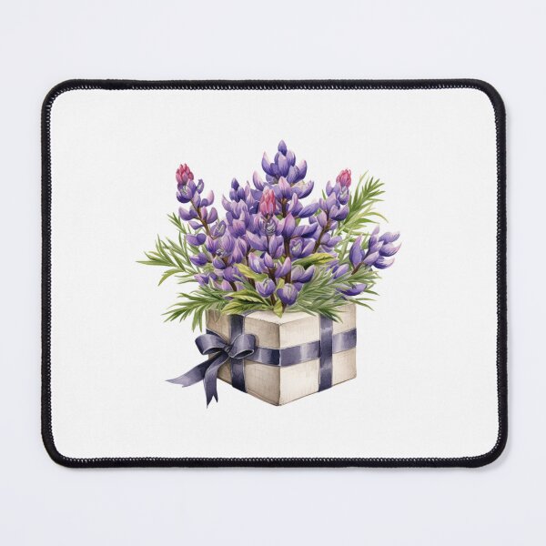 Item preview, Lupine Flower Gift | Elegant Botanical Floral Art designed and sold by Mandayartstudio.