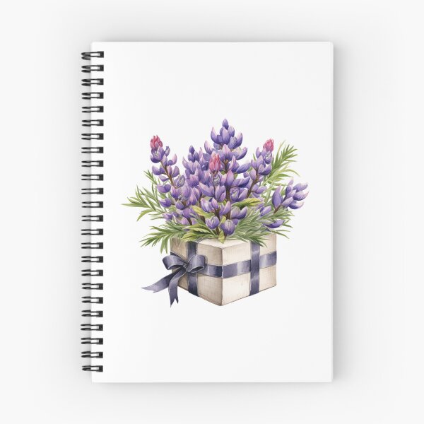 Item preview, Lupine Flower Gift | Elegant Botanical Floral Art designed and sold by Mandayartstudio.