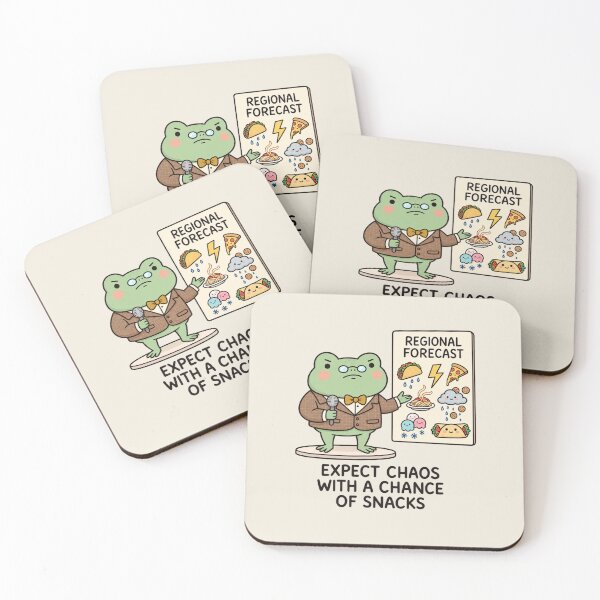 Item preview, Expect Chaos With a Chance of Snacks | Funny Frog Weather designed and sold by MrDev.