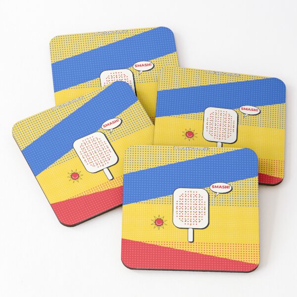 Item preview, Padel Halftone Pop Art Comic Design designed and sold by CourtCultureHQ.