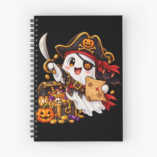 Item preview, Halloween Pirate Ghost – Cute Treasure Hunter designed and sold by aliyehc.