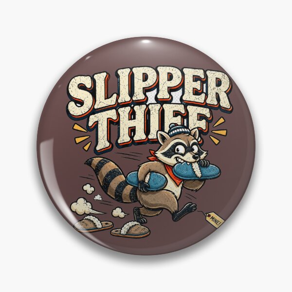 Item preview, Slipper Thief Funny Raccoon Vintage designed and sold by mrworld000.