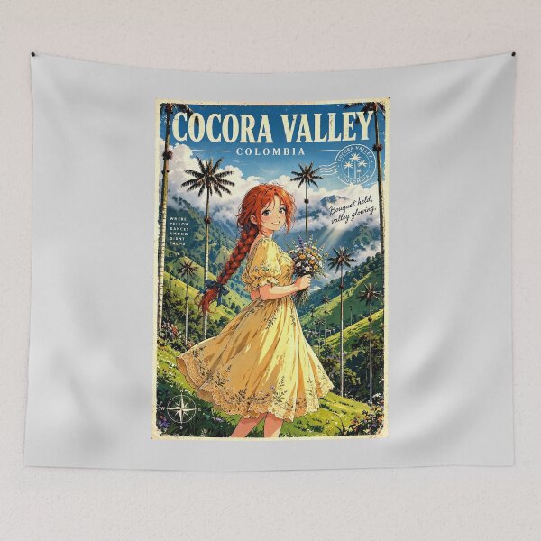 Item preview, Colombia — Cocora Valley — Beneath the Giant Palms designed and sold by DibujandoPorfa.