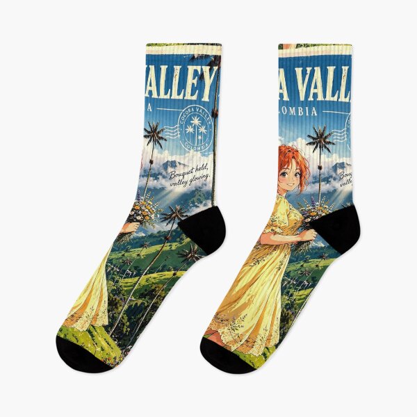 Item preview, Colombia — Cocora Valley — Beneath the Giant Palms designed and sold by DibujandoPorfa.