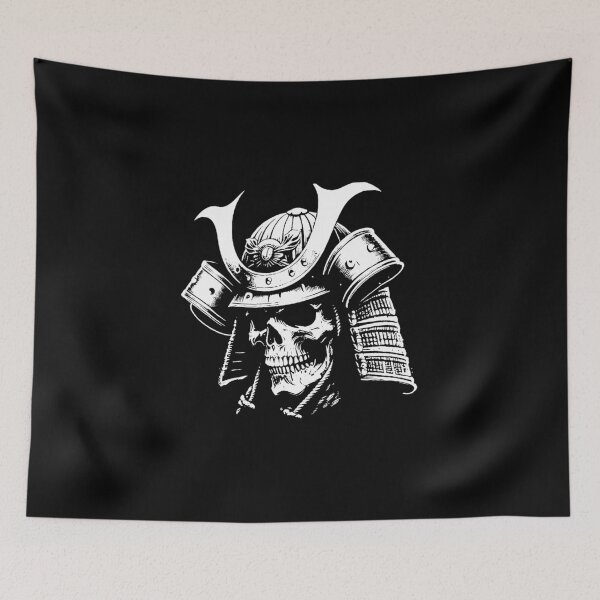Item preview, Dark Art Japan Samurai Skull Warrior Demon Mask designed and sold by MORSPECTIVE.